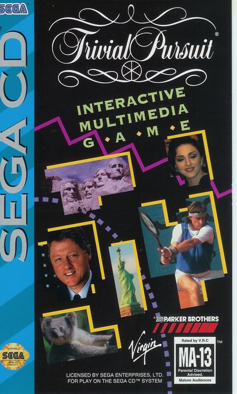 Trivial Pursuit box art for Sega CD